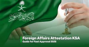 Foreign Affairs Attestation KSA
