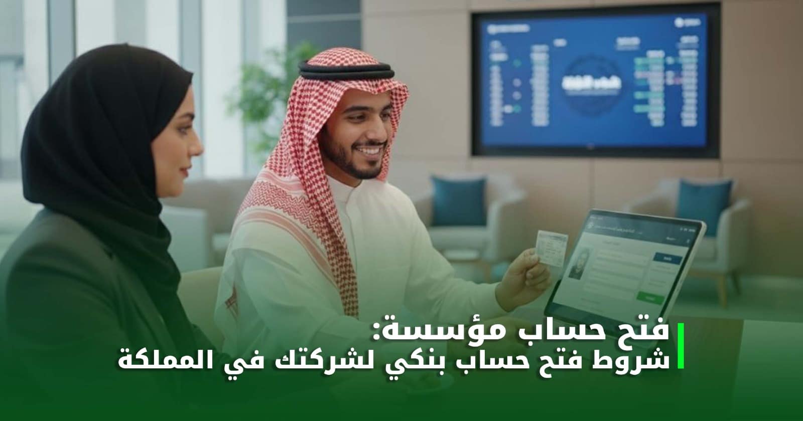 فتح حساب مؤسسة